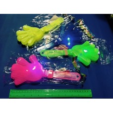 רעשן כף יד מהבהב אורות 